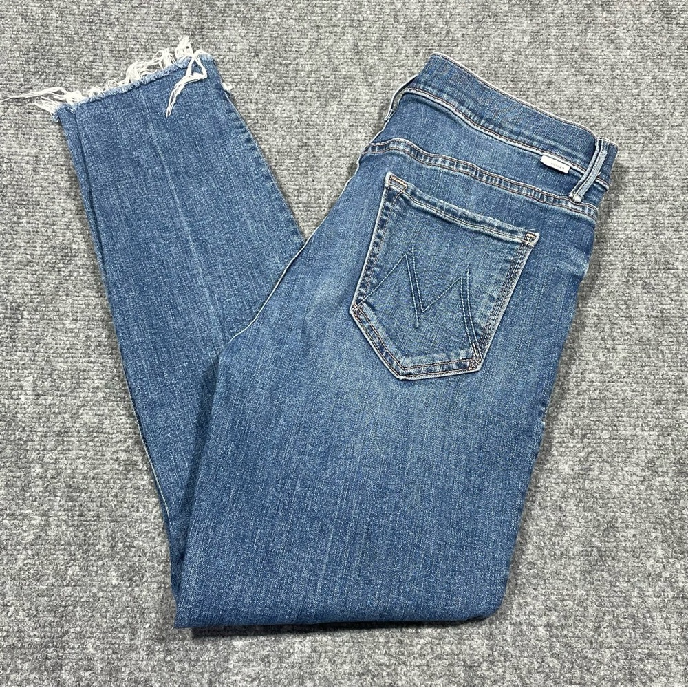 MOTHER Blue Ankle & Cropped Jeans